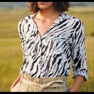 Cloth and Stone Zebra shirt